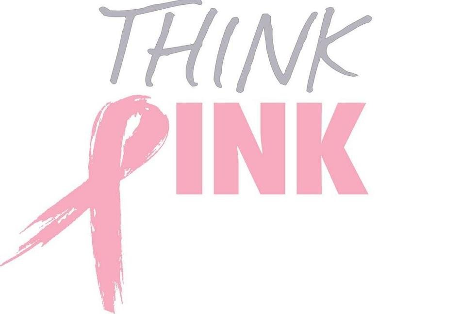 Clip Art of think pink sign