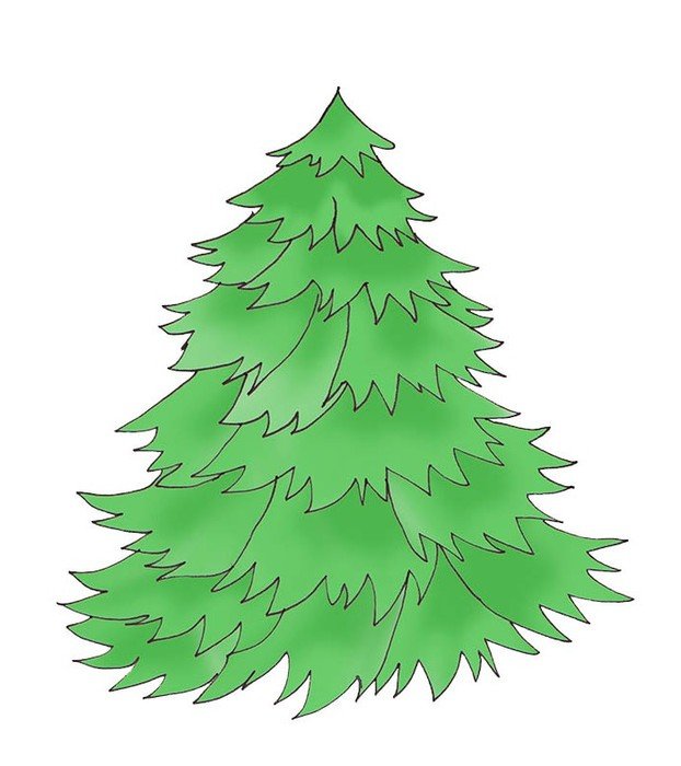 Christmas Tree Clip Art N214