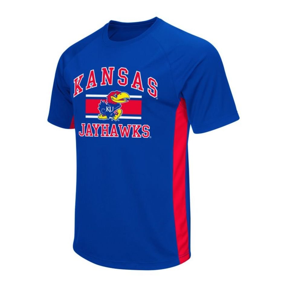 Colosseum Kansas Jayhawks Podium Raglan Tee Men