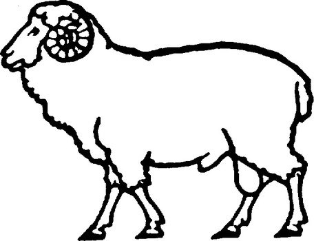 Shepherd And Sheep Clip Art N6