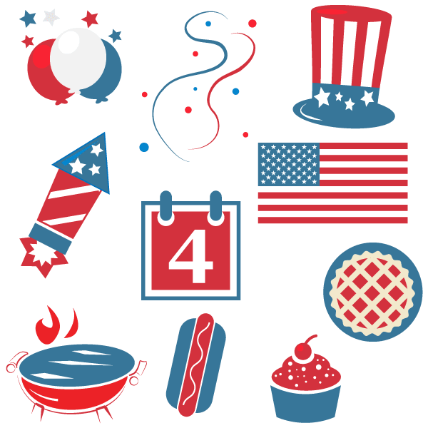 July Clip Art For Calendar