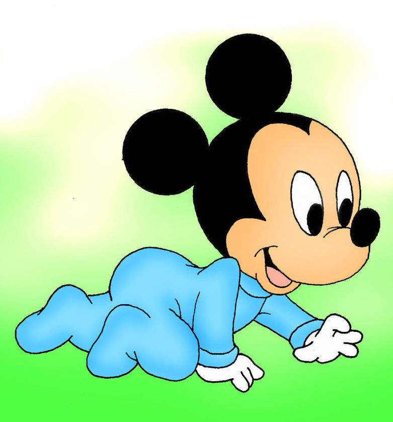Cute Baby Mickey Mouse Drawing Free Image Download