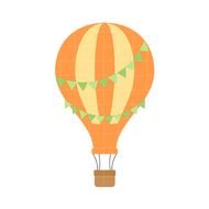Home Vehicles amp Transportation Hot Air Balloon 1 Clip Art