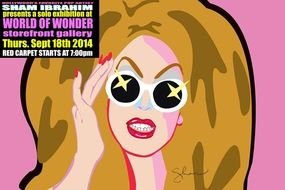 Sham Ibrahim Art face girl drawing