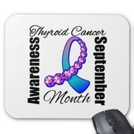 Thyroid Cancer Awareness Ribbon