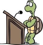 speaker-turtle as graphic illustration