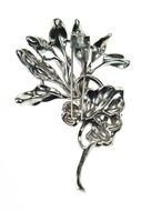 Vintage Trifari Cyclamen drawing