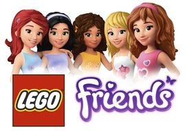 LEGO Friends as a graphic illustration