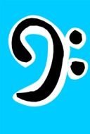 Bass Clef Clip Art drawing
