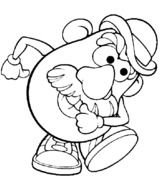 Mrs Potato as a picture for clipart