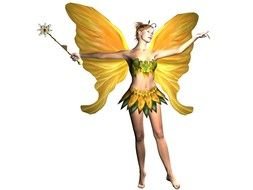 clipart of the Woman With Fairy Wings