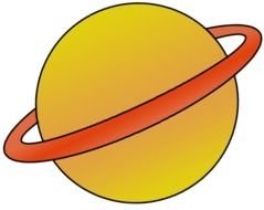 Saturn Clip Art N4