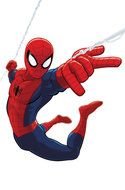 red Ultimate Spider Man drawing