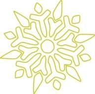Cartoon Snowflake Clip Art N17
