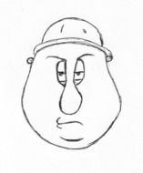 sad Cartoon Characters drawing