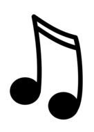 Music Notes as a picture for clipart