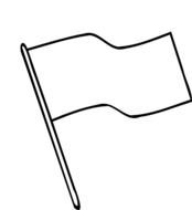 Blank Flag Clip Art N3