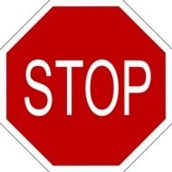 Stop Sign Clip Art drawing