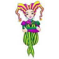 Jester Clip Art drawing