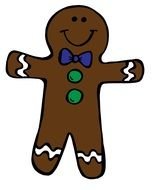 Ä°llustration of Gingerbread boy
