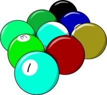 9 Ball Pool Clip Art
