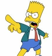 Bart Simpson Angry