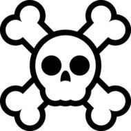 Skull And Crossbones Clip Art N17
