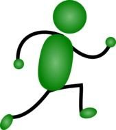 Man Jogging Clip Art N4