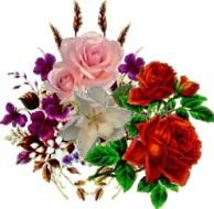 Glitter Flowers N2