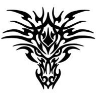 Black Dragon Clip Art drawing