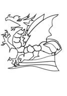 Chinese New Year Dragon Coloring Page N2