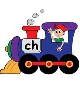 "Ch" sound train clipart