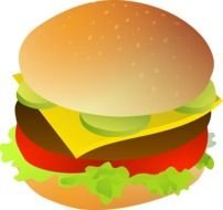 Burger Cartoon Clip Art N3