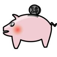 Money pig for Clip Art