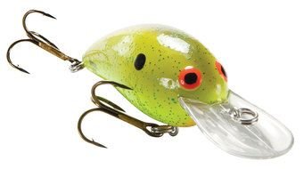 green fishing lure with hooks