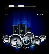 clipart of the DJ Speakers