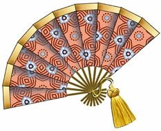 Chinese Fan Clip Art N8