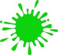 Blue Paint Splatter Clip Art N13