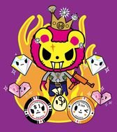 Tokidoki Art drawing