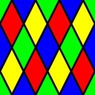 Diamond Pattern Clip Art N7