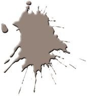 grey Mud Splat drawing