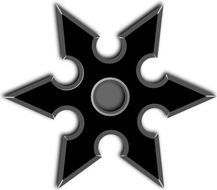 Ninja Star Clip Art Free N2