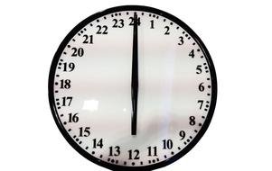24 Hour Clock clipart