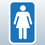 Women Restroom Sign Clip Art N2