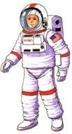 illustrated astronaut