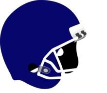 Red Football Helmet Clip Art N5