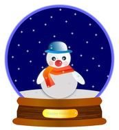 Animated Snow Globe Clip Art