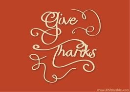 inscription of gratitude on a red background