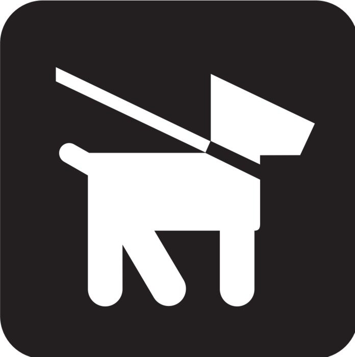 Dog On Leash Clip Art N17