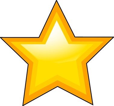 Star Shapes Clip Art N12